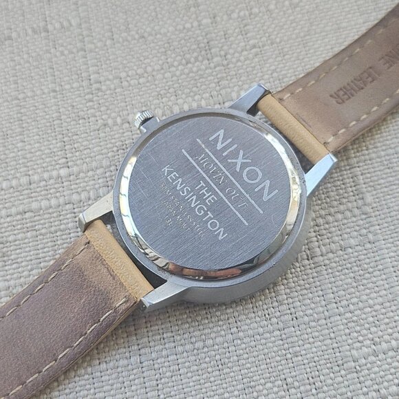 Nixon Women Wristwatch THE KENSINTON Analog Quartz Watch Leather Strap - Picture 9 of 11